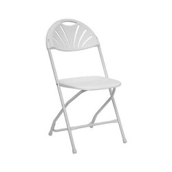 Chair - White Fanback