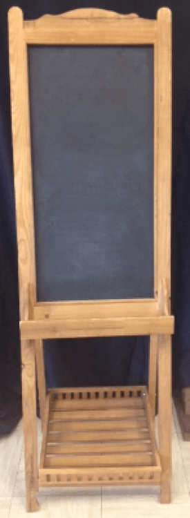 Chalkboard Stand - Wood Frame (5 ft. high)