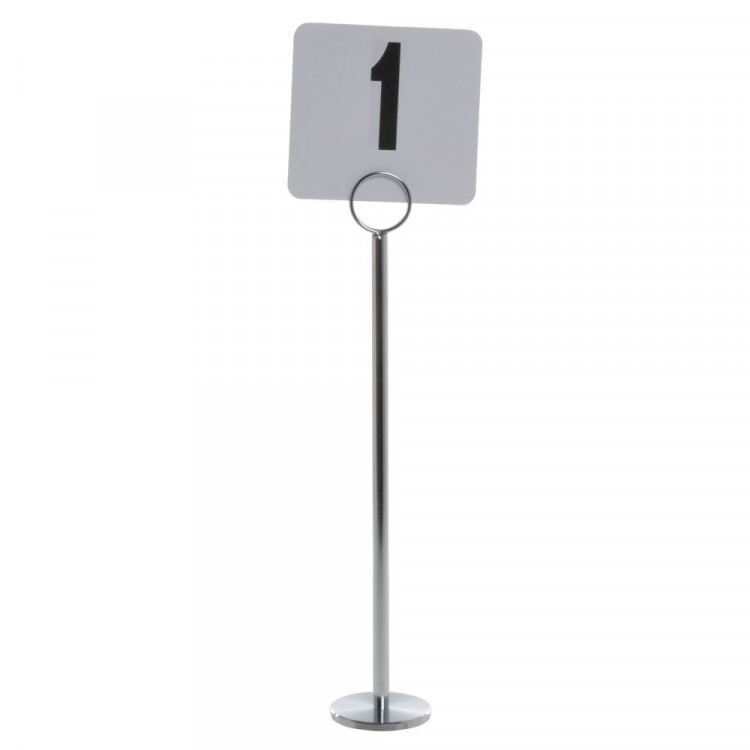 Table Number Holder (chrome)